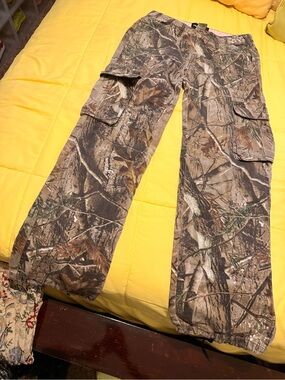 Realtree Brown and Pink Camo Hunting Pants
